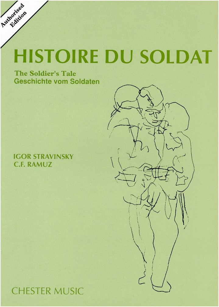 Stravinsky: L'Histoire du Soldat (The Soldier's Tale) - Chester Edition, Medium Score