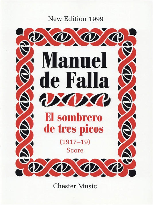 Manuel de Falla: The Three-Cornered Hat Ballet Music - Full Score (Medium Size)