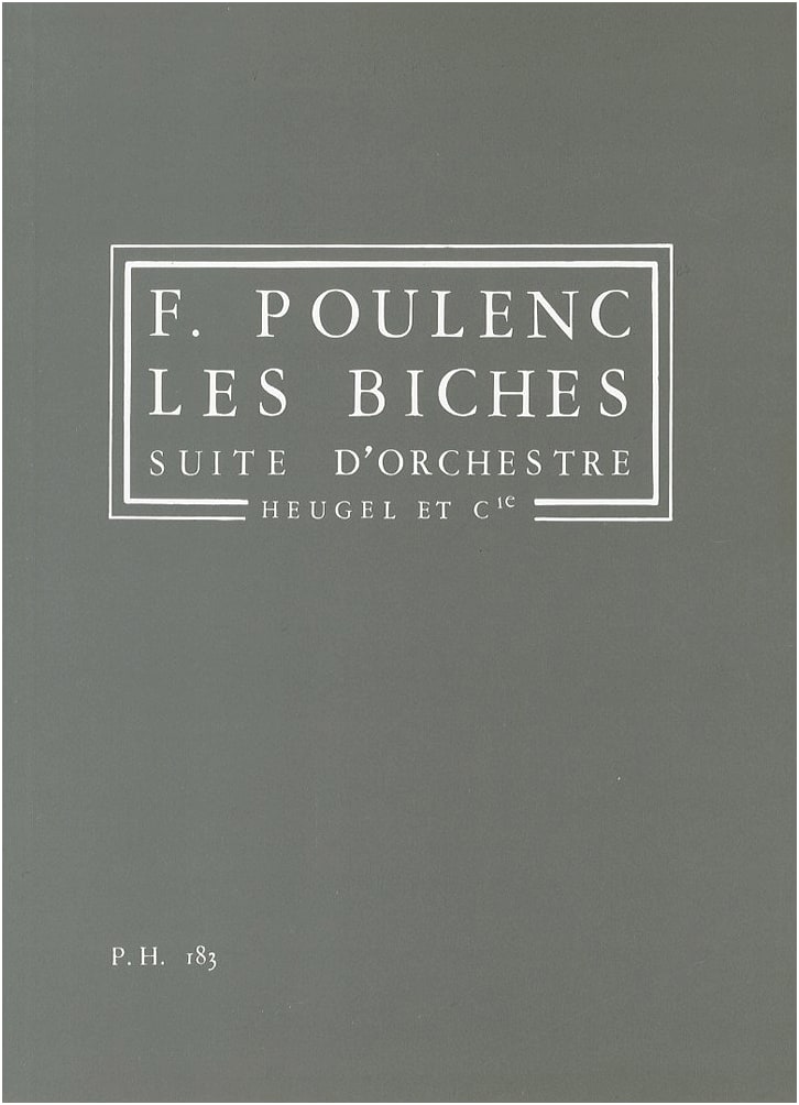 Poulenc: Ballet Suite 'Les Biches' - Complete Score Edition