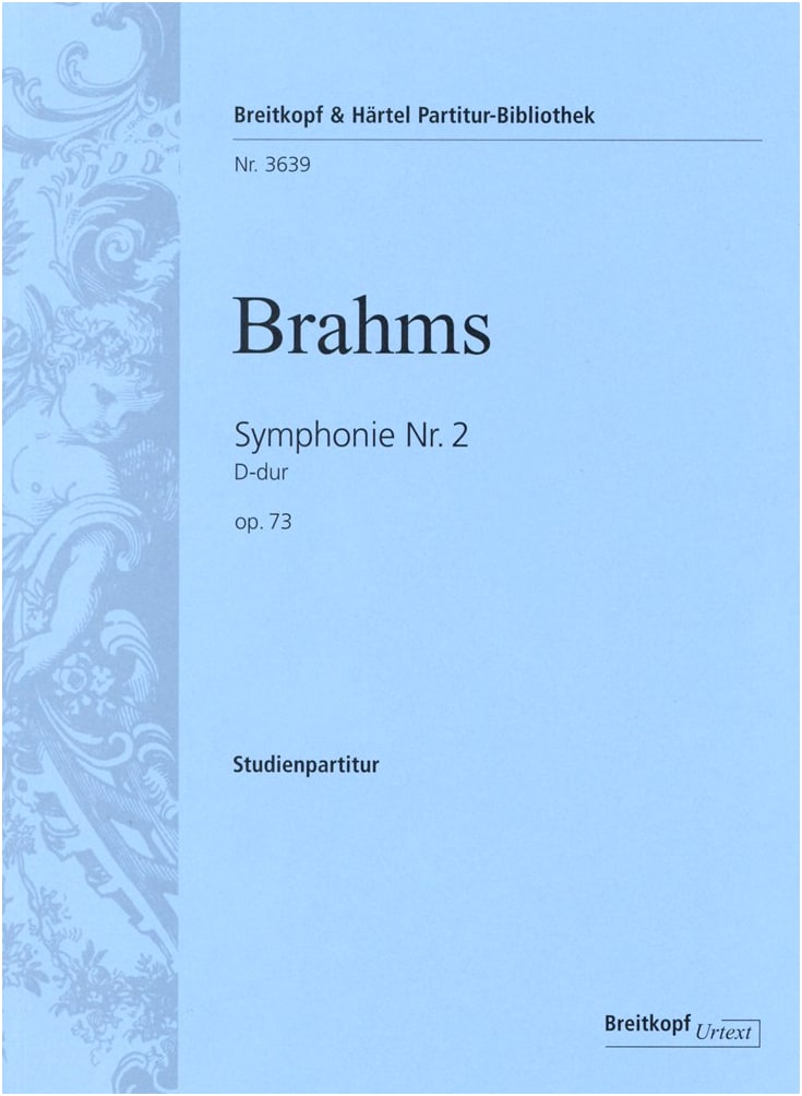 Brahms: Symphony No. 2 in D Major, Op. 73 - Miniature Score
