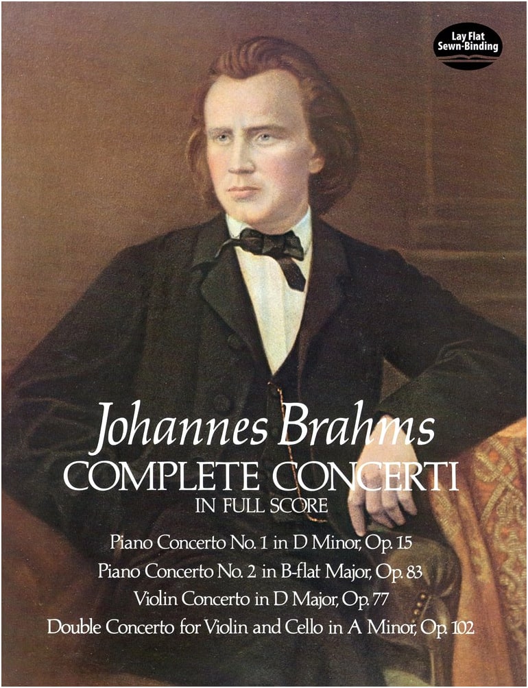 Brahms: Complete Concertos - Dover Edition Large Score
