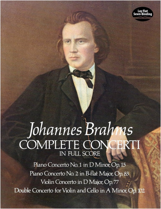 Brahms: Complete Concertos - Dover Edition Large Score