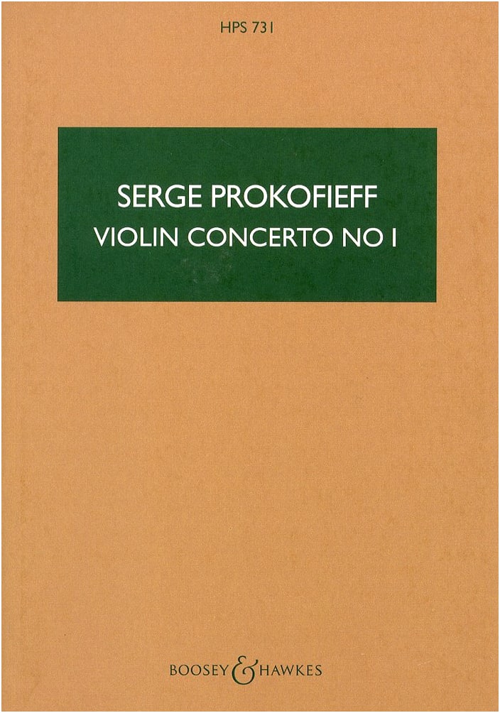 Prokofiev: Violin Concerto No. 1 in D major, Op. 19 / Boosey & Hawkes Pocket Score
