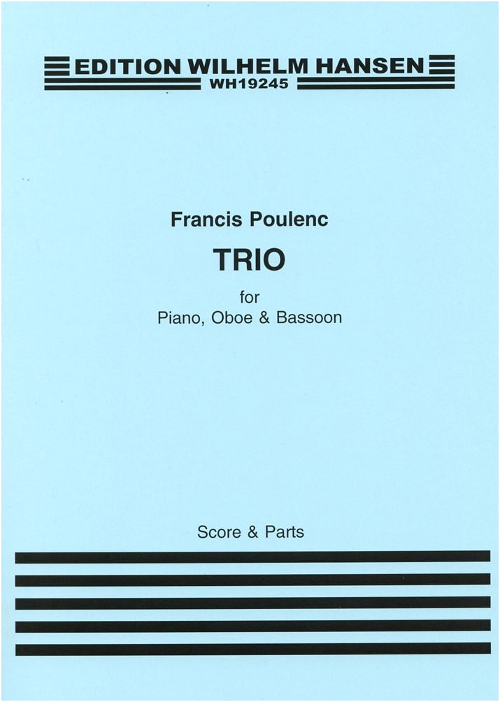 Poulenc: Trio for Oboe, Bassoon and Piano / Wilhelm Hansen Edition