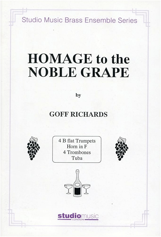 Richards: Hymn to Noble Wine for Brass Octet - Performance Part Score Set