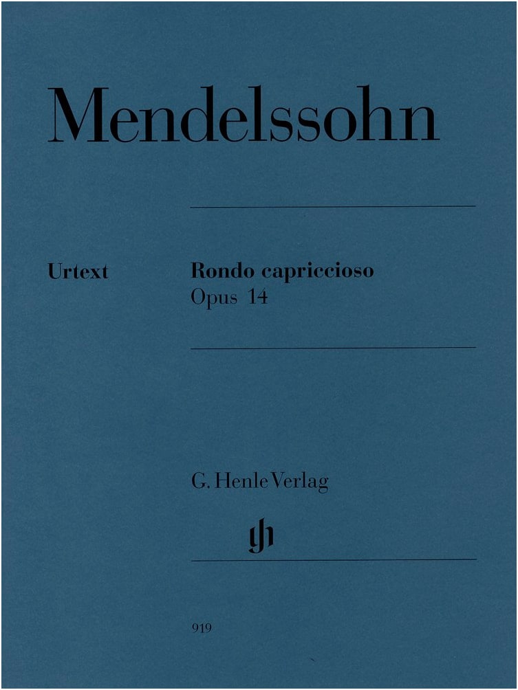 Mendelssohn: Rondo Capriccioso Op. 14, Urtext Edition for Piano Solo