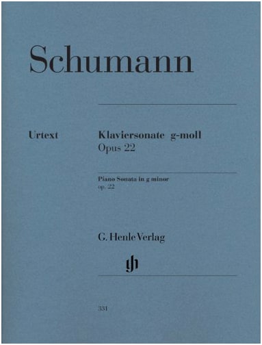 Schumann: Piano Sonata No. 2 in G Minor, Op. 22 - Henle Urtext Edition
