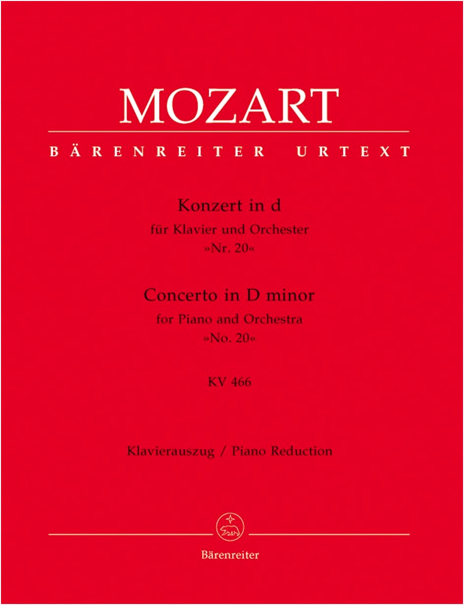 Mozart: Piano Concerto No. 20 in D minor, KV 466 - Bärenreiter 2-Piano Arrangement