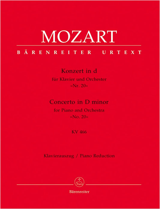 Mozart: Piano Concerto No. 20 in D minor, KV 466 - Bärenreiter 2-Piano Arrangement