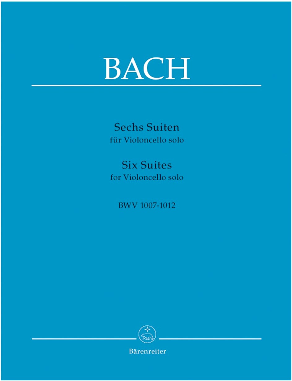 J. S. Bach: Unaccompanied Cello Suites BWV 1007-1012, New Bach Edition (Bärenreiter)