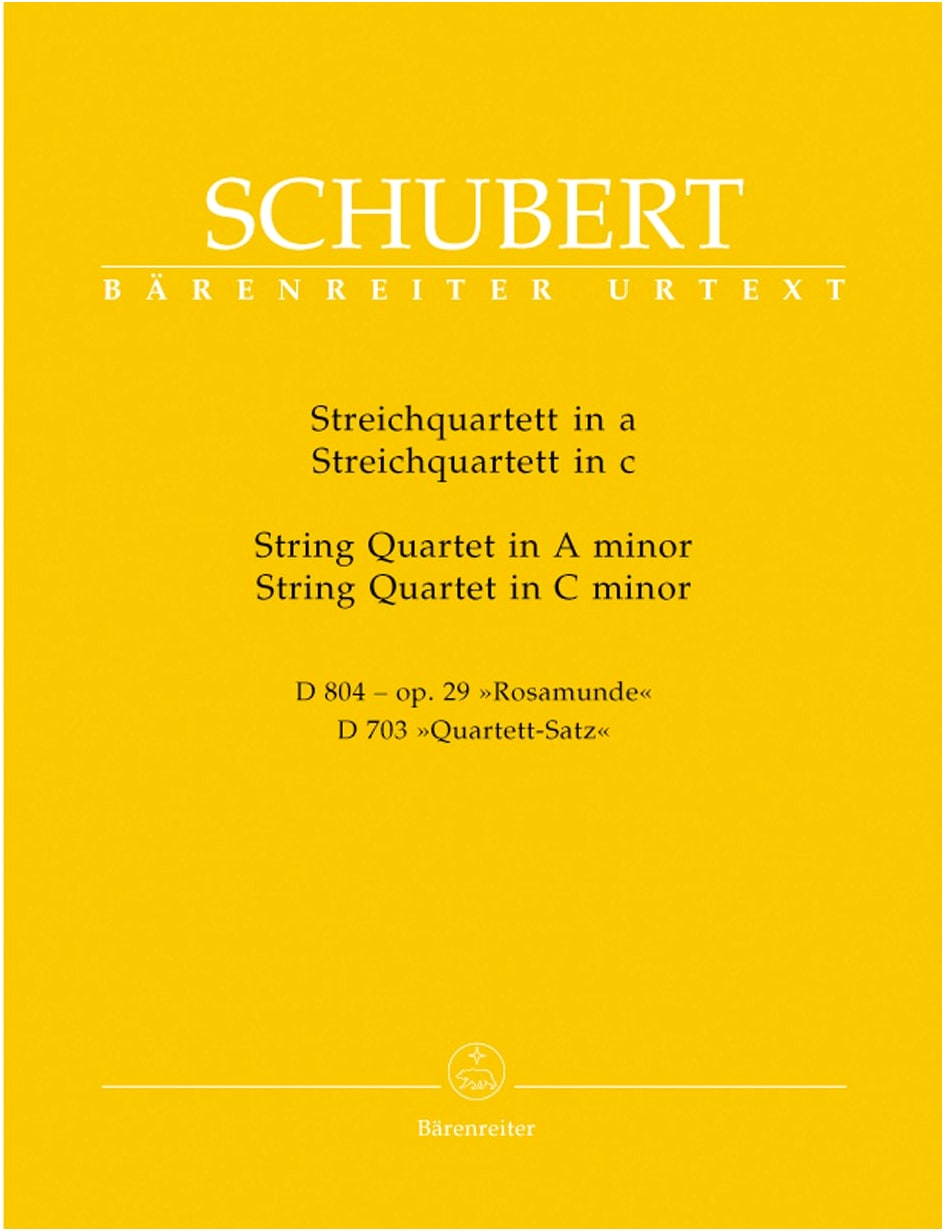 Schubert: String Quartet No. 13 in A Minor, Op. 29 'Rosamunde' - Performance Parts