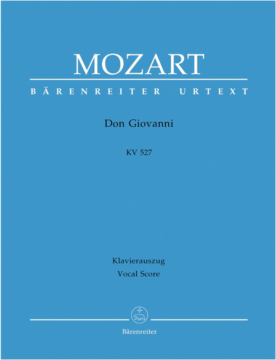 Mozart: Opera "Don Giovanni" KV 527, Urtext Piano Vocal Score (German/Italian)