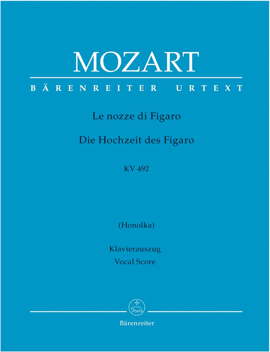 Mozart: The Marriage of Figaro KV 492 - Urtext Piano-Vocal Score (German/Italian)