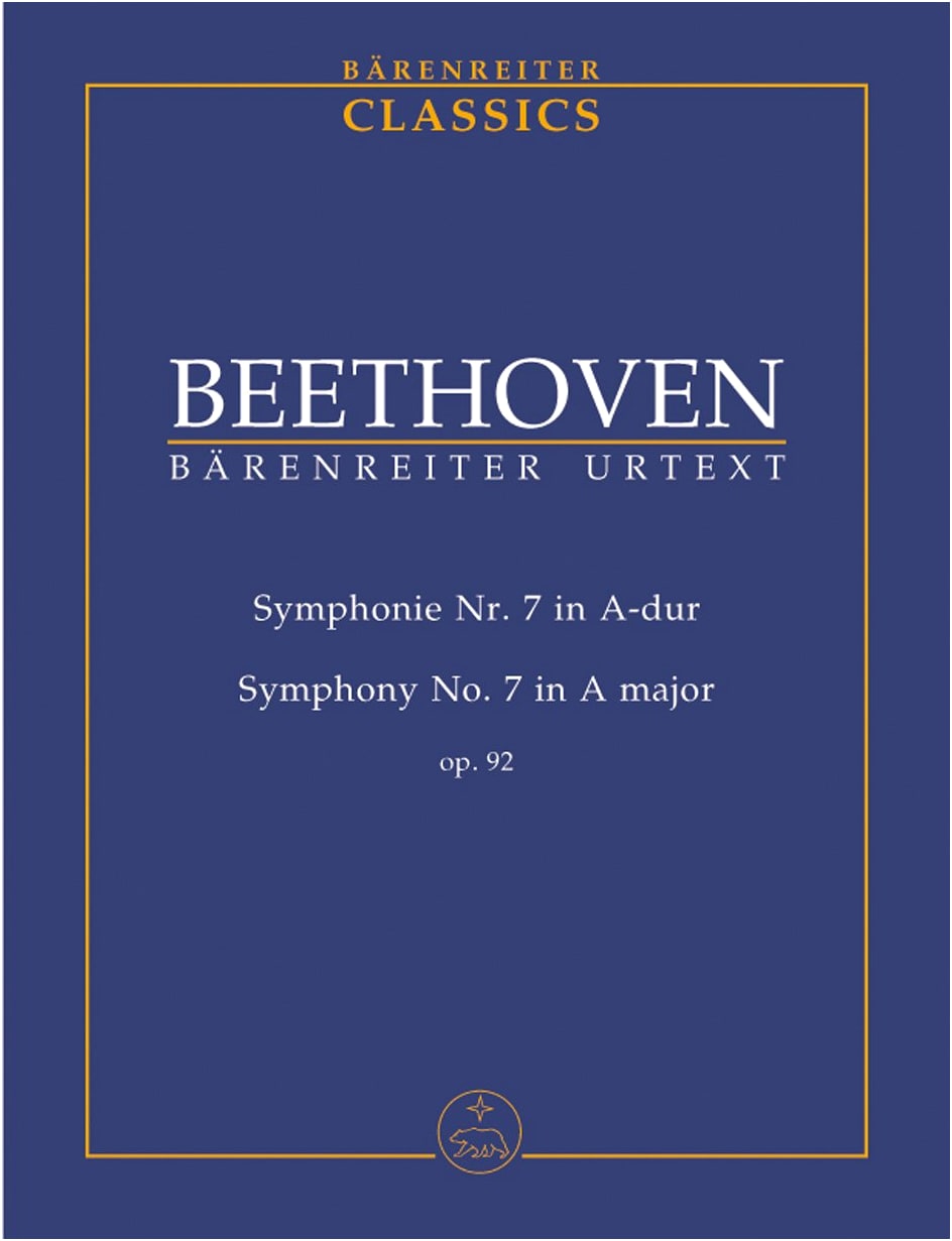 Beethoven: Symphony No. 7 in A Major, Op. 92 - Del Mar Edition, Medium Score