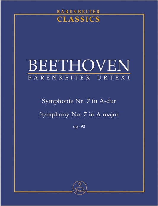 Beethoven: Symphony No. 7 in A Major, Op. 92 - Del Mar Edition, Medium Score