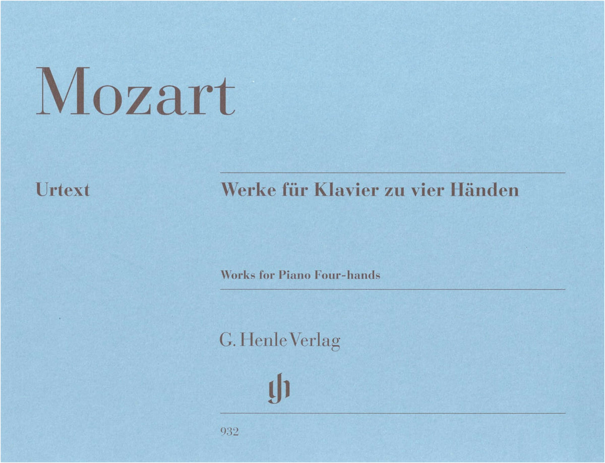 Mozart: Works for Piano Four Hands / Henle Urtext Edition