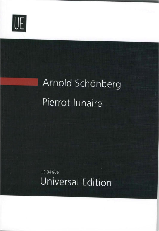 Arnold Schoenberg: Pierrot Lunaire Op. 21 - Medium Score (Universal Edition)