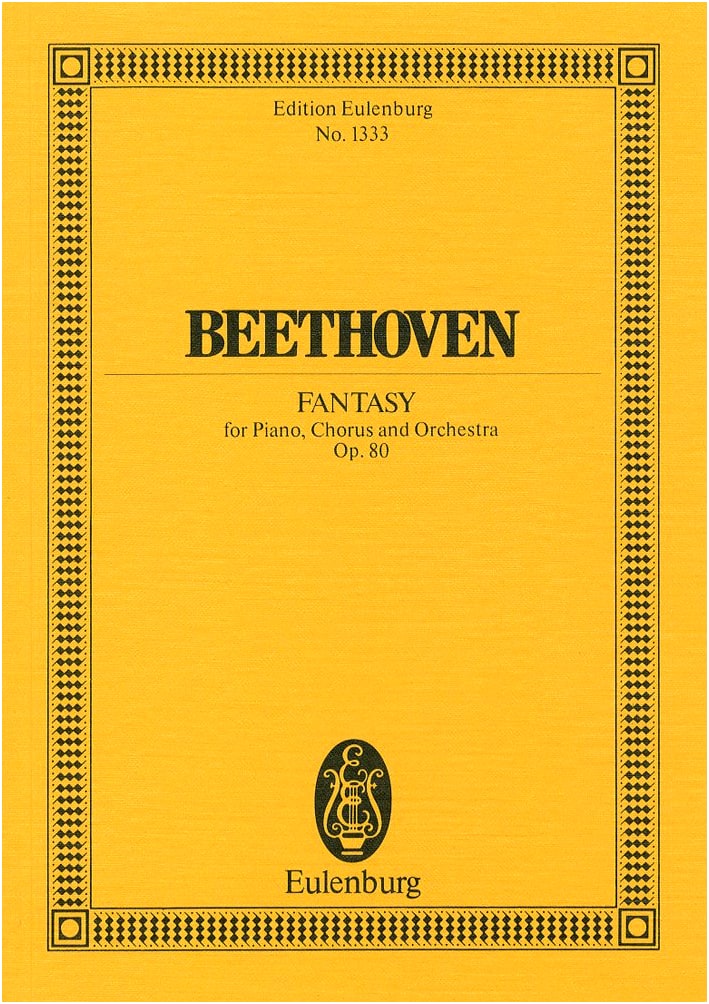 Beethoven: Choral Fantasy Op.80 / Eulenburg Miniature Score