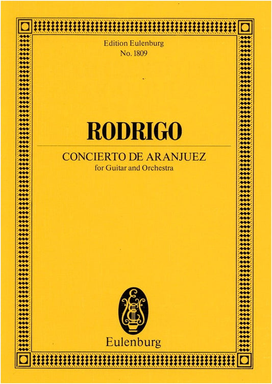 Rodrigo: Concierto de Aranjuez Miniature Score - Eulenburg Edition