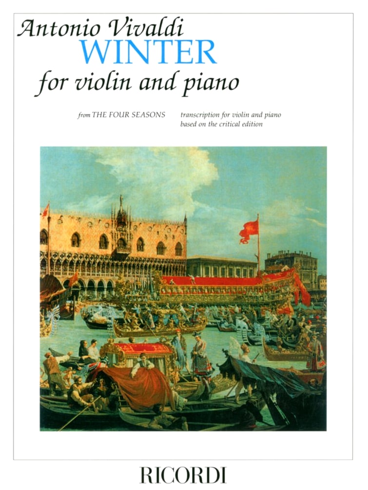 Vivaldi: The Four Seasons, Op. 8/4 'Winter' for Violin and Piano by Ricordi