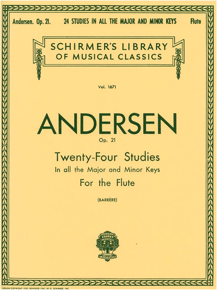 Andersen: 24 Etudes for Flute, Op. 21