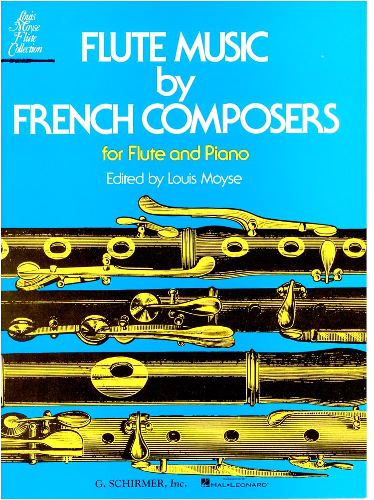 Collection of Flute Works by French Composers, Edited by Moyse, with Piano Accompaniment