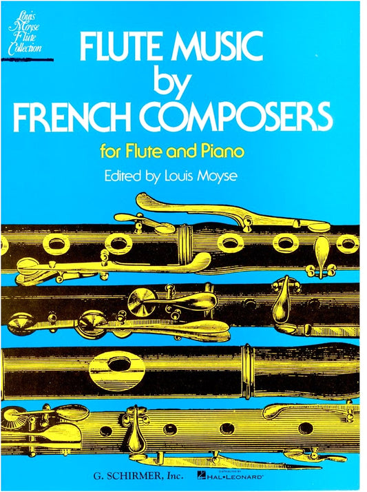 Collection of Flute Works by French Composers, Edited by Moyse, with Piano Accompaniment