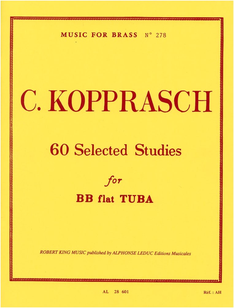 Kopprasch: 60 Etudes for Tuba - Robert King Edition