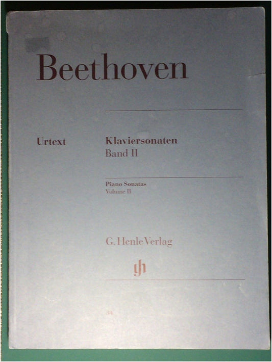 Beethoven Piano Sonatas, Volume 2 - Henle Urtext Edition, Japanese Import