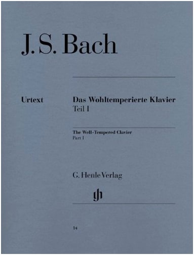 J. S. Bach: The Well-Tempered Clavier, Book 1, BWV 846-869. Urtext (2007 Revised Ed. with A. Schiff Fingerings)