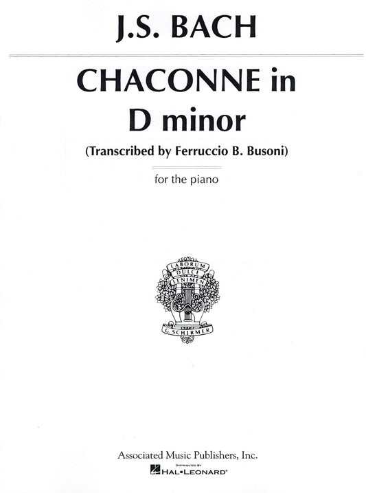 Bach: Chaconne from Partita No. 2, Busoni Piano Solo Arrangement