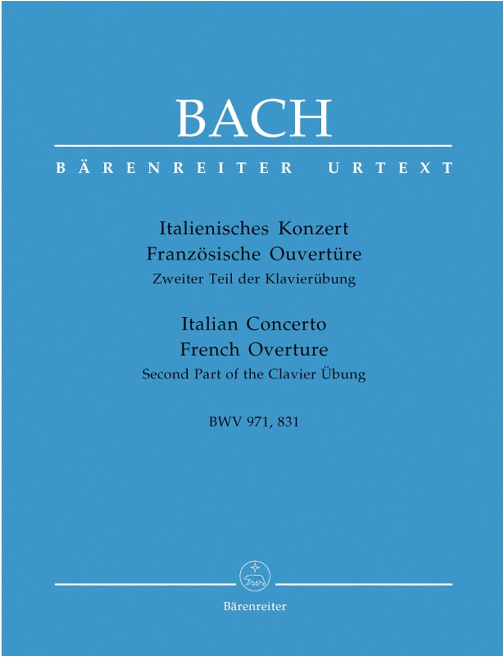 Bach: Italian Concerto in F Major BWV 971, French Overture in B Minor BWV 831 for Piano