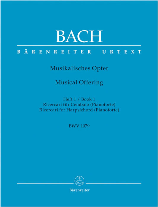 Bach: Ricercare from 'The Musical Offering' BWV 1079 for Piano Solo