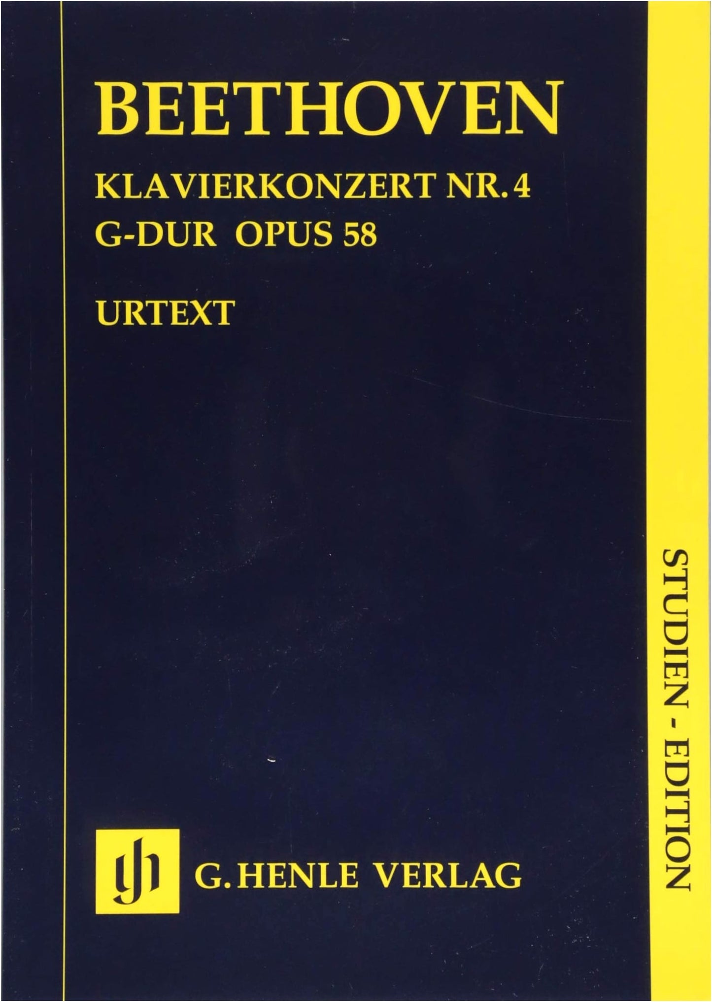 Beethoven: Piano Concerto No. 4 in G Major, Op. 58 - Henle Edition Score
