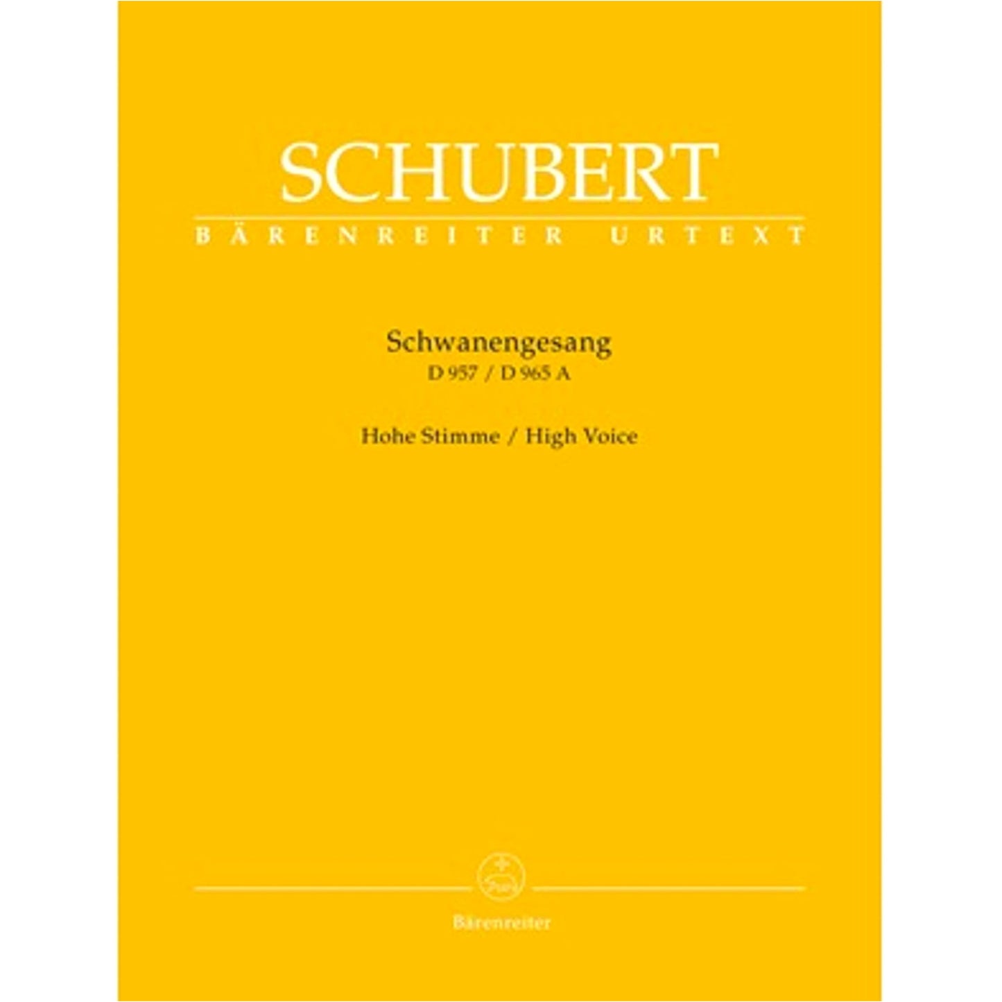 Schubert: Swan Song D957 (13 Songs by Rellstab & Heine), The Messenger D965A (High Voice)
