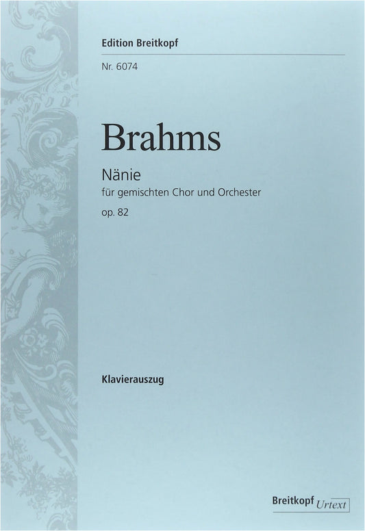 Brahms: Elegy Op. 82 (German/English) / Breitkopf & Härtel / Choral Works