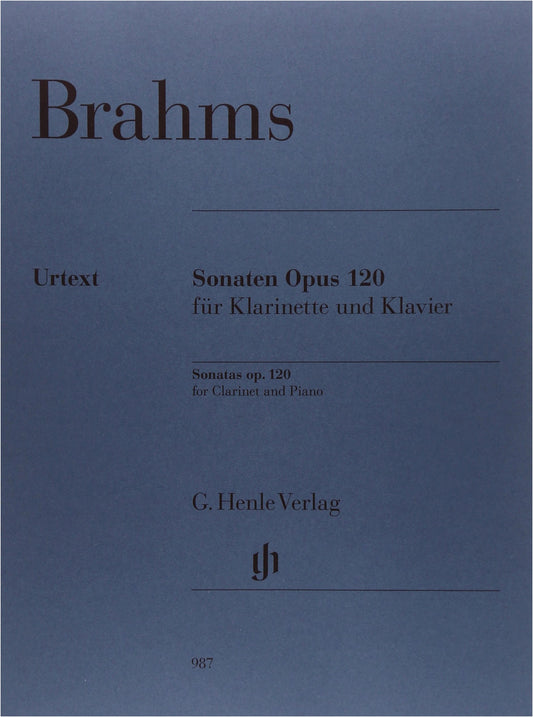 Brahms: Clarinet Sonatas No. 1 & 2, Op. 120 - Urtext Edition