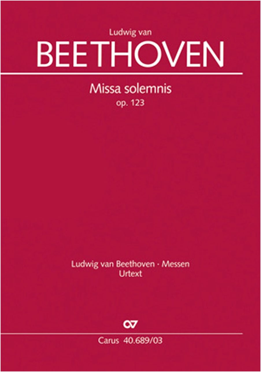 Beethoven: Missa Solemnis (Op. 123) in D Major - Choral Score