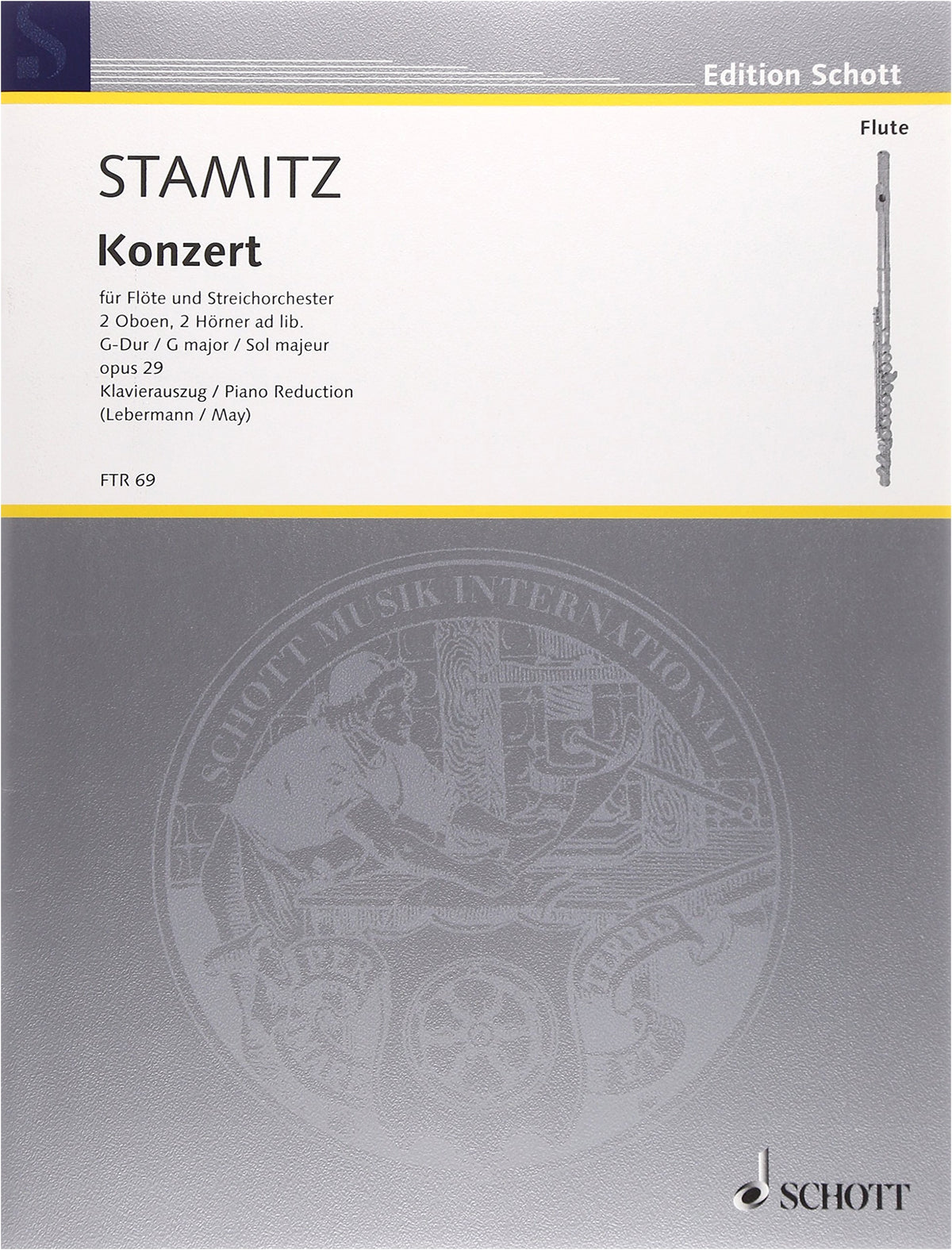 Stamitz: Flute Concerto in G Major, Op. 29 for Flute and Piano