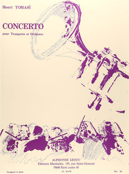 Henri Tomasi: Trumpet Concerto - Score for Trumpet and Piano