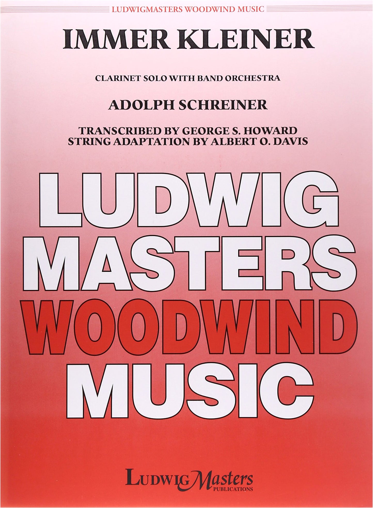 Schreiner: Gradually Smaller - Clarinet and Piano by Ludwick Music