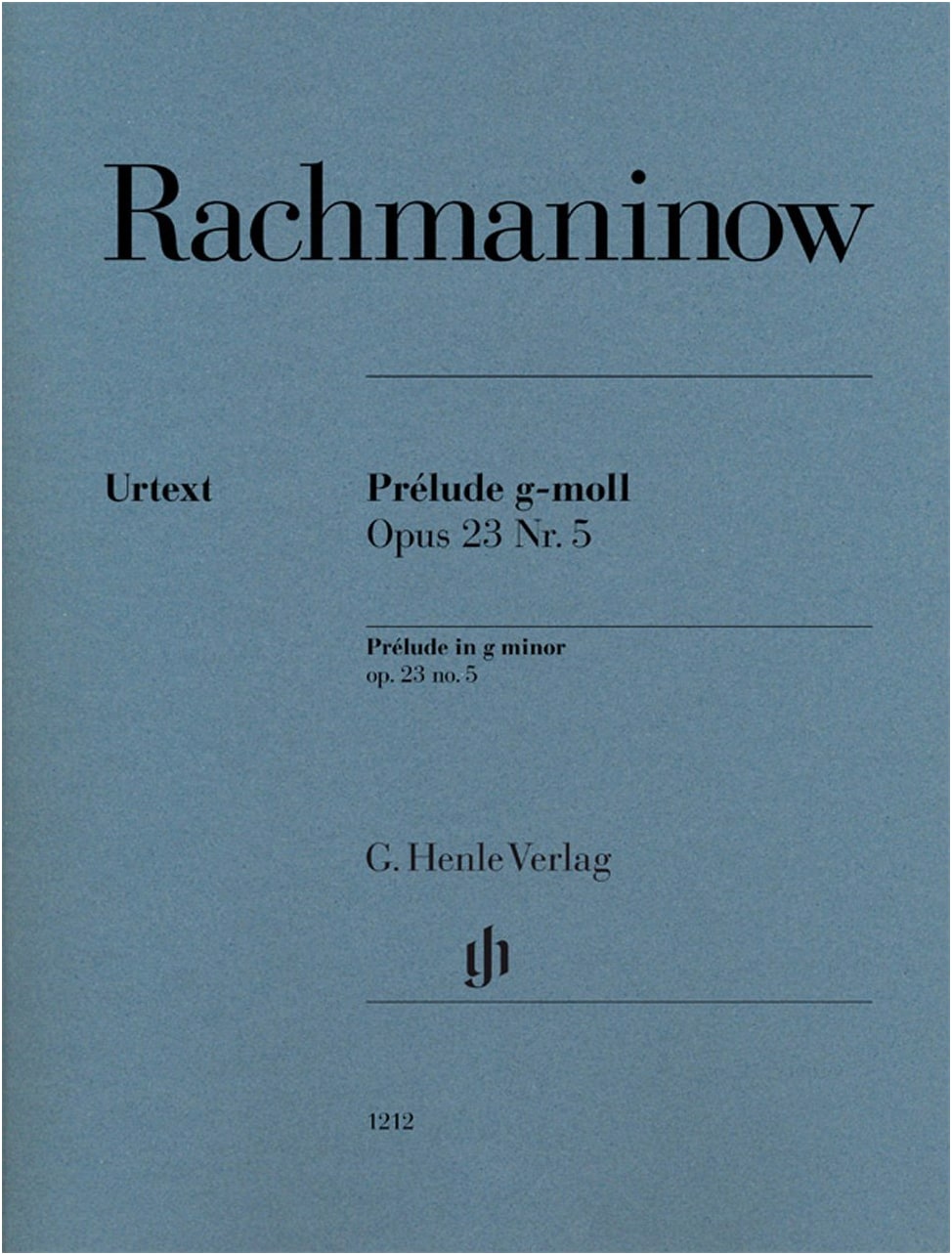 Rachmaninoff: Prelude Op.23 No.5 G minor - Hamelin Fingering, L'Armer Ed. (Piano Solo)