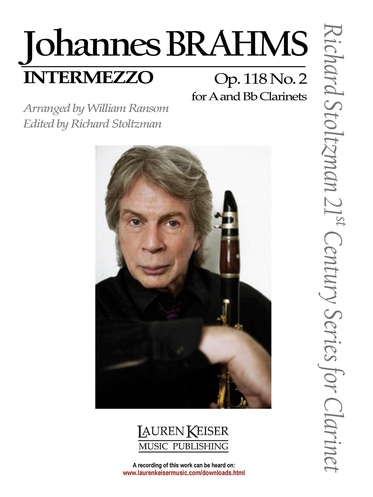 Brahms: '6 Pieces' Op. 118, No. 2, Intermezzo in A Major (for Clarinet and Piano)