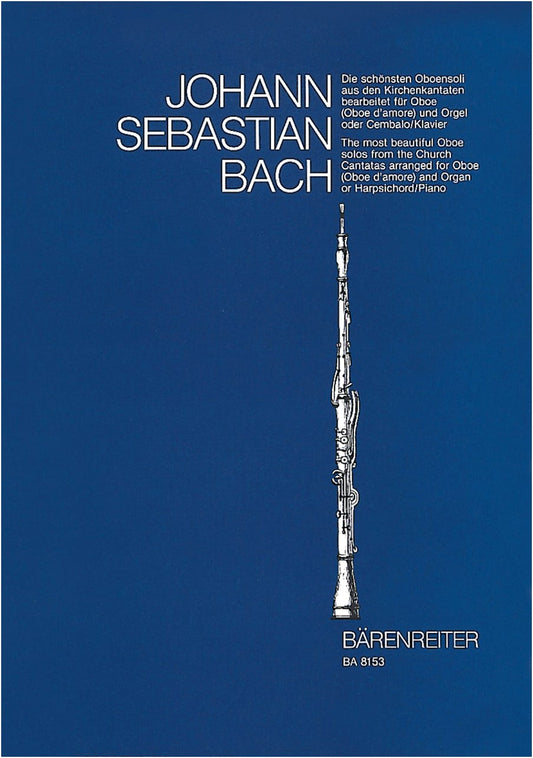 J. S. Bach: Beautiful Oboe Solos from Church Cantatas for Oboe and Piano
