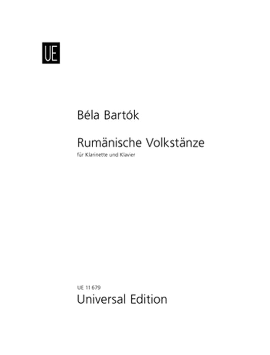 Bartók: Romanian Folk Dances for Clarinet and Piano