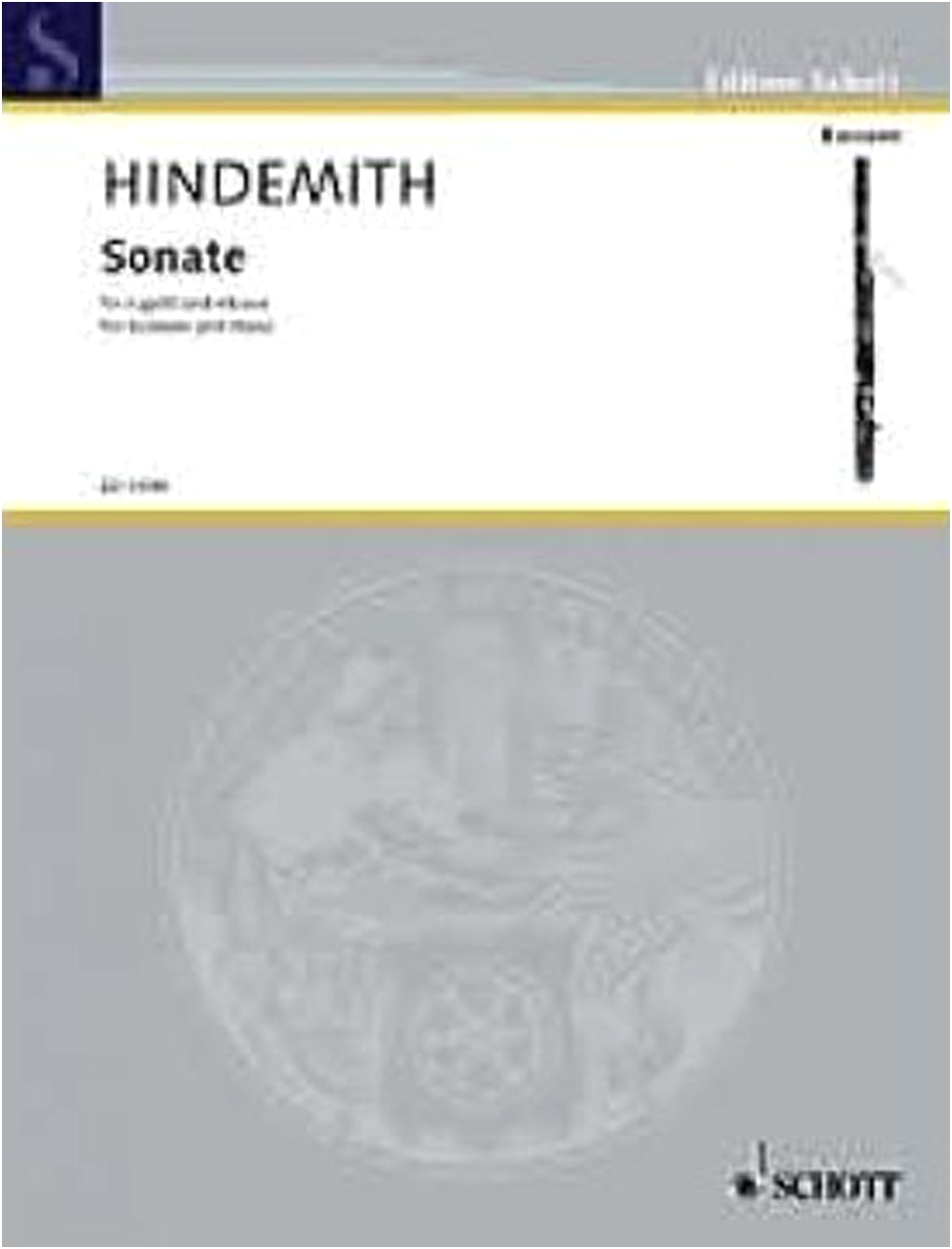 Hindemith: Oboe Sonata in G Major for Oboe and Piano (Schott Music, Mainz Ed.)