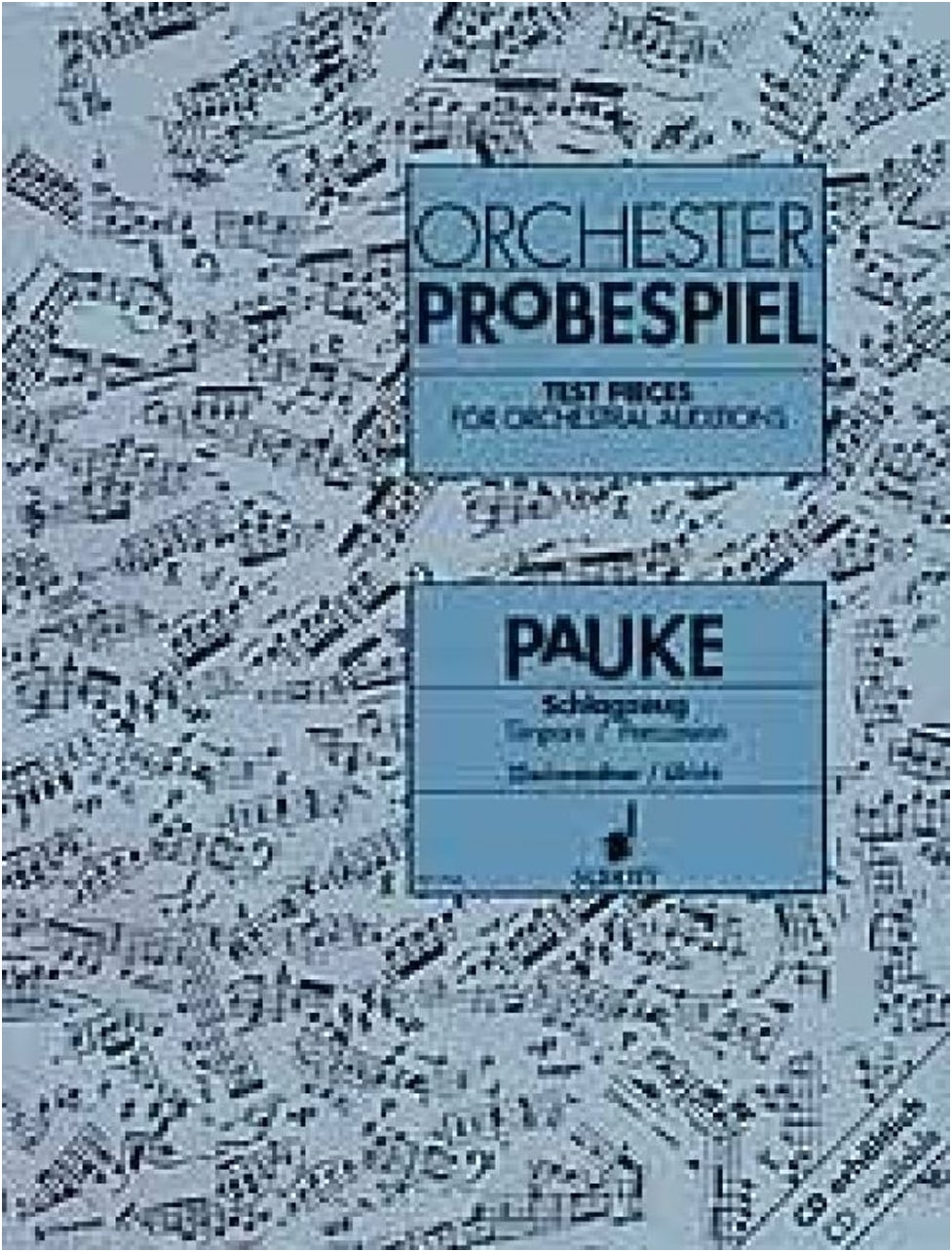 Orchestral Excerpt Etudes: Timpani Volume (German Orchestra Union Certified Exam Prep)