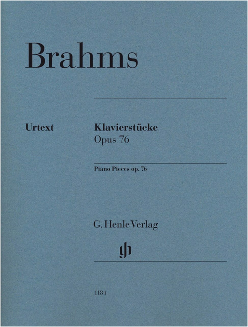 Brahms: 8 Piano Pieces, Op. 76 - Urtext Edition (Eich/Boyde Fingering)