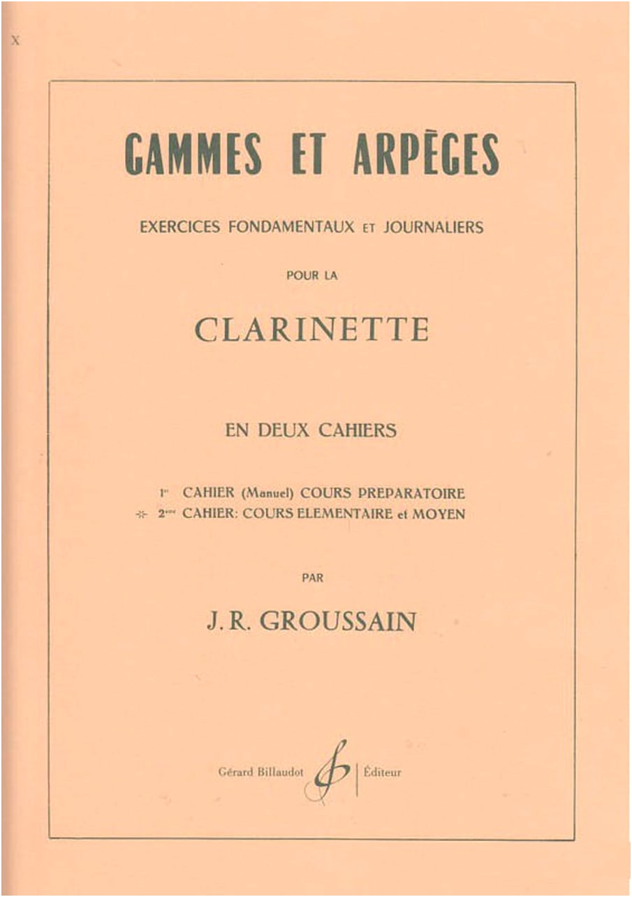 Grusan: Scales and Arpeggios for Clarinet, Vol. 2 - Textbook and Etudes