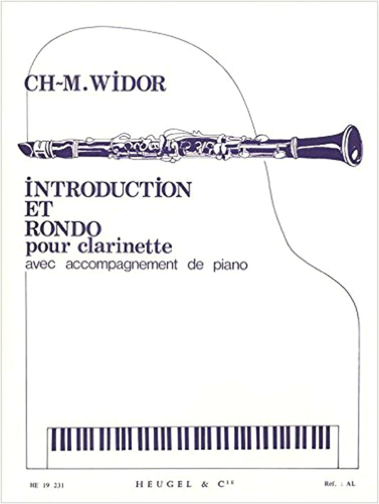 Charles-Marie Widor: Introduction and Rondo Op.72 for Clarinet and Piano